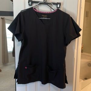 Bundle of three black salon style smocks